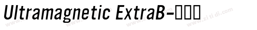 Ultramagnetic ExtraB字体转换